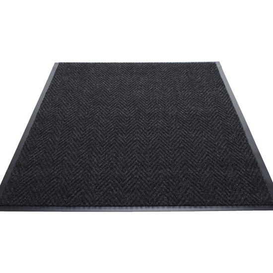 Golden Chevron Entrance Mats