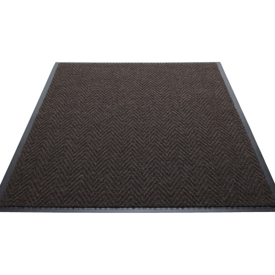 Golden Chevron Entrance Mats