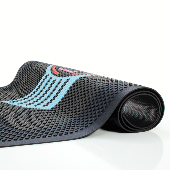 Scraper Step Rubber Logo Mats