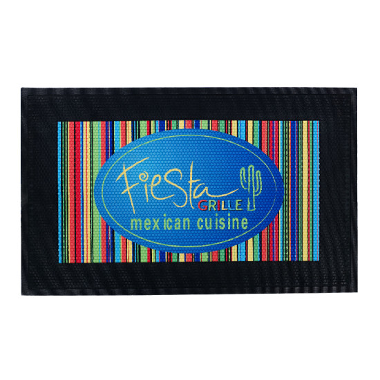 Scraper Step Rubber Logo Mats