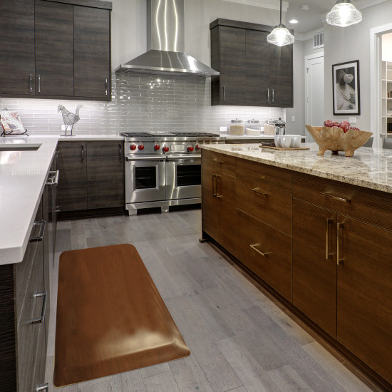 Wood Top Kitchen Mat