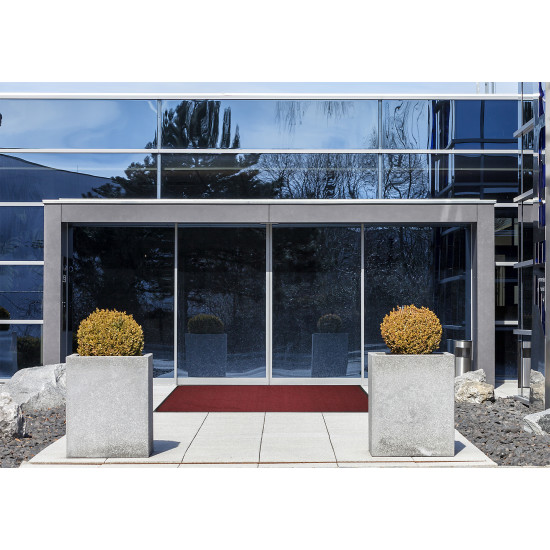 Brush Hog – In place – Office entrance – burgundy – HR-550x550w